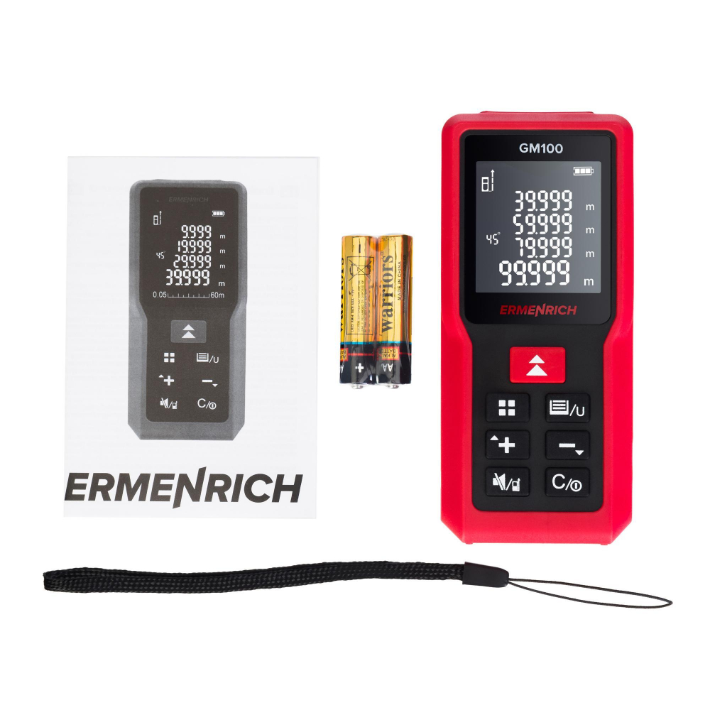 Лазерная рулетка Ermenrich Reel PRO GM100