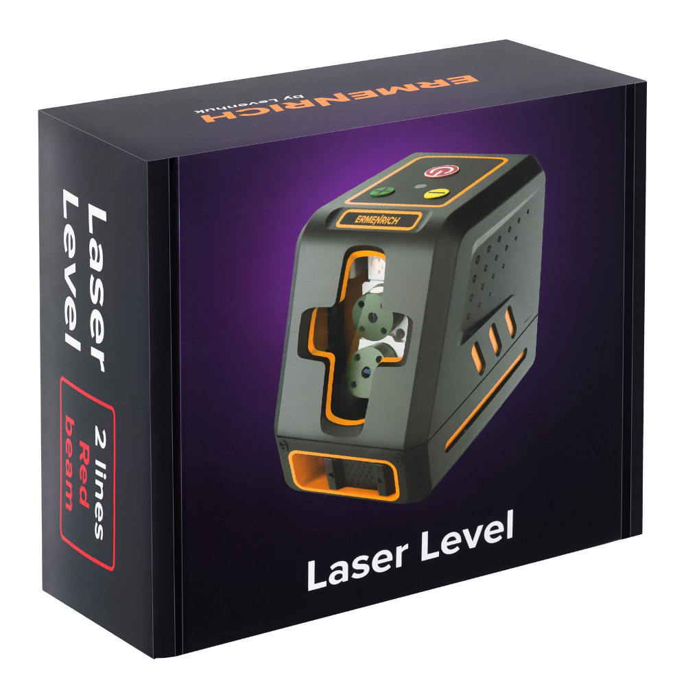Лазерный уровень Ermenrich BASE LT20, черный