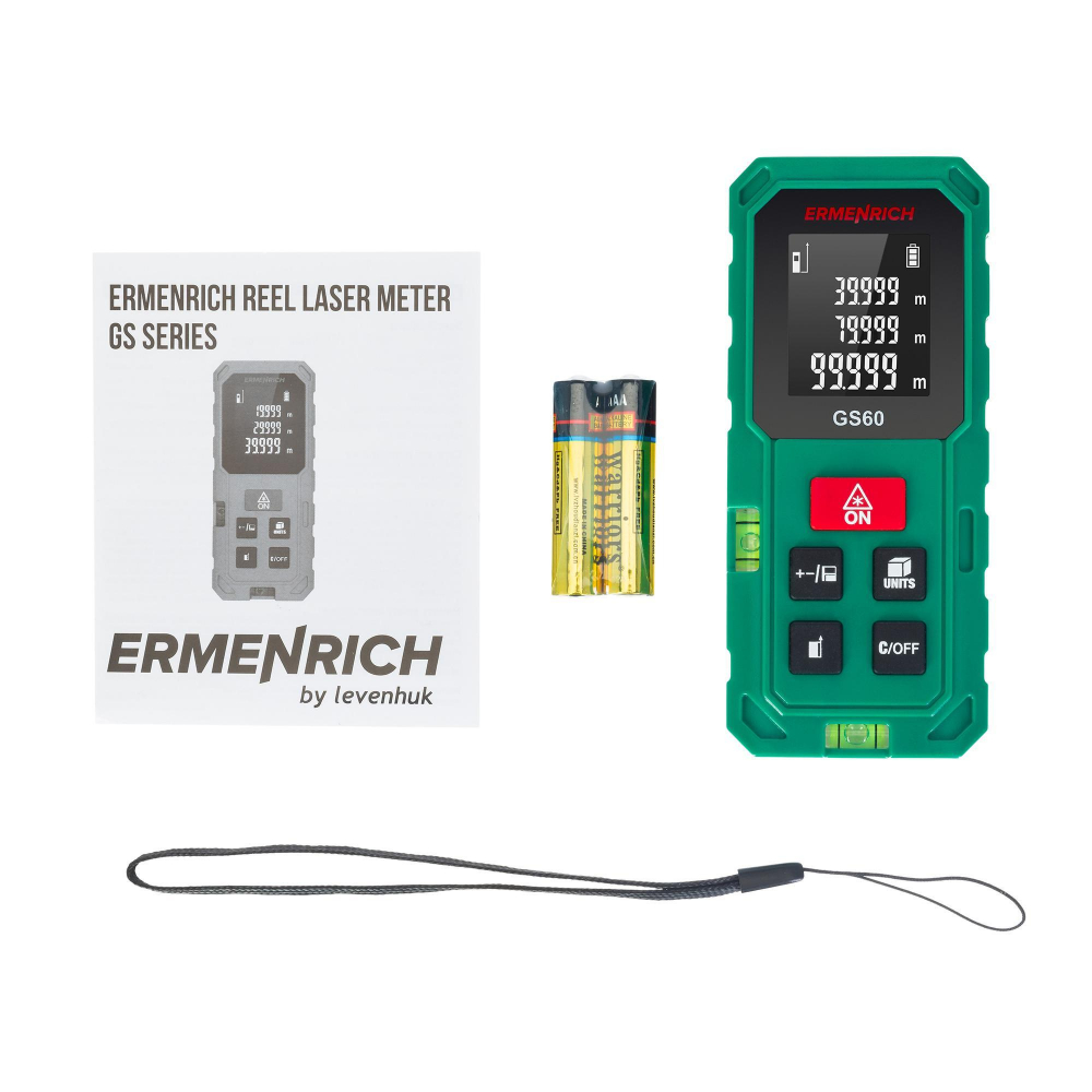 Лазерная рулетка Ermenrich Reel PLUS GS60