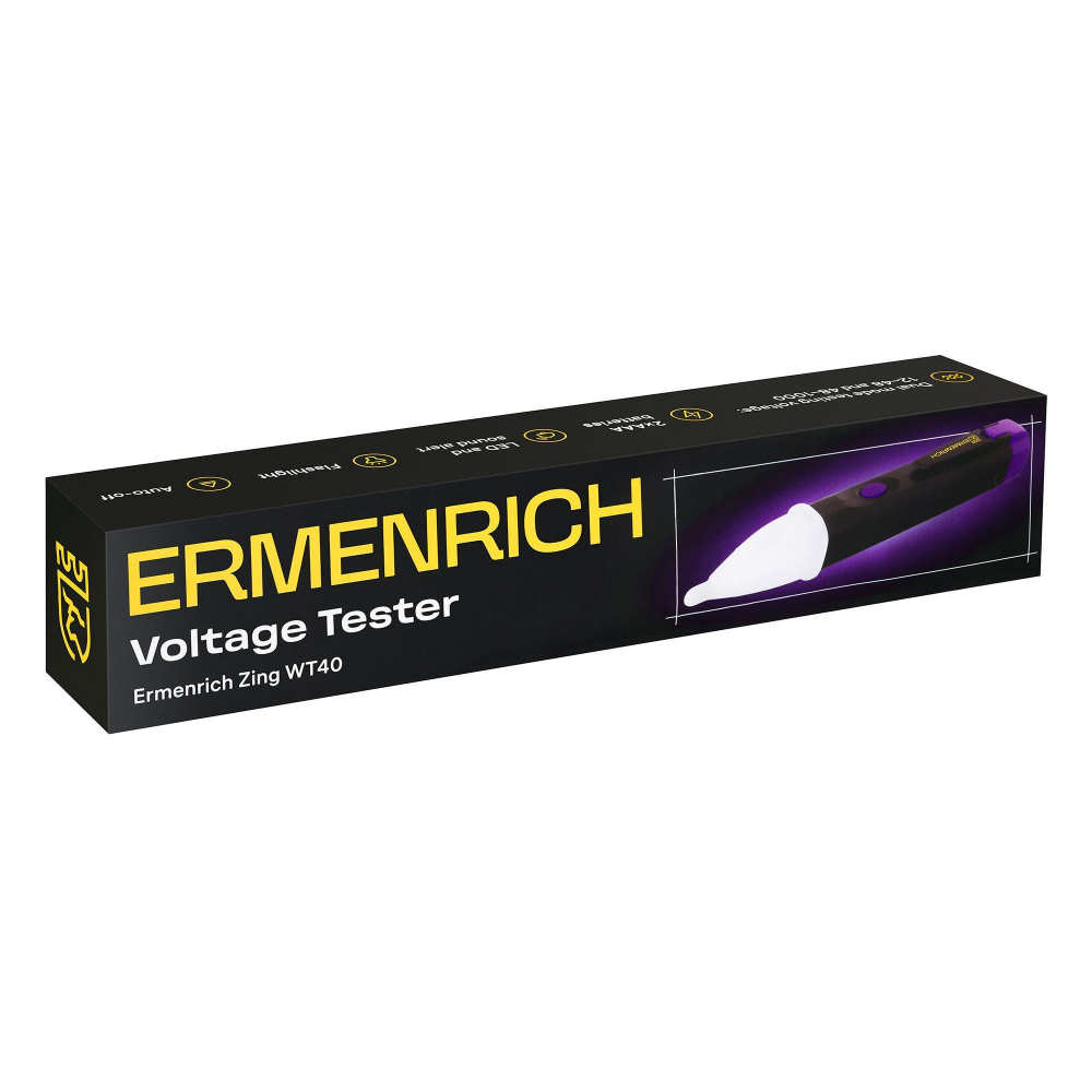 Индикатор напряжения Ermenrich Zing WT40, фиолетовый