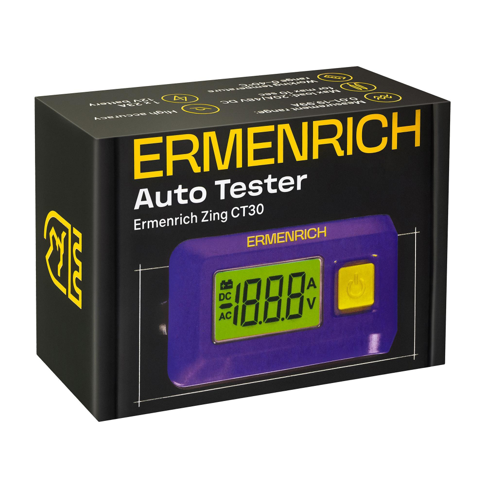 Тестер автомобильный Ermenrich Zing CT30