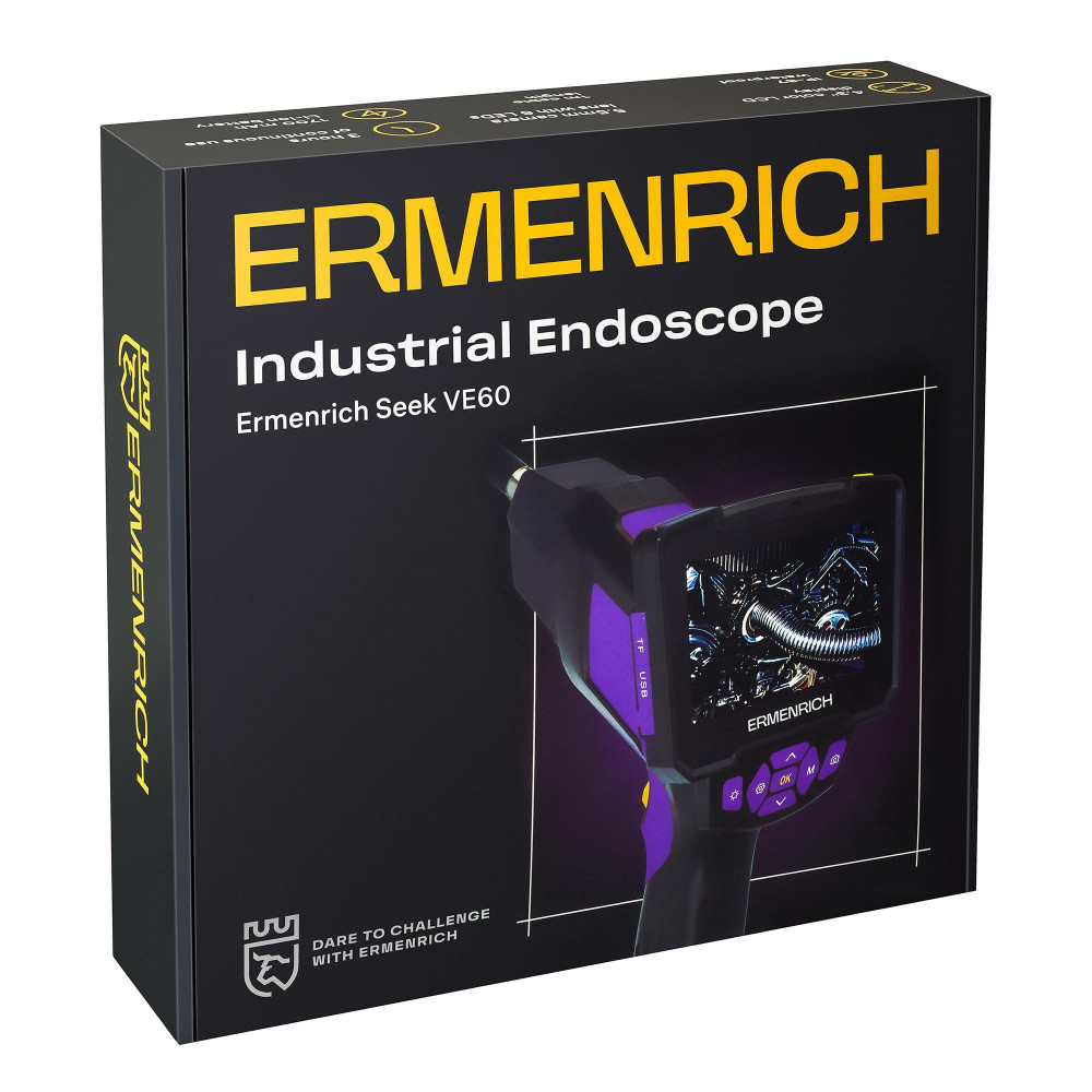 Видеоэндоскоп Ermenrich Seek VE60, фиолетовый