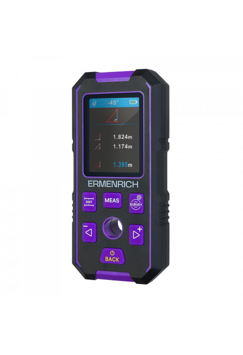 Детектор скрытой проводки Ermenrich Ping SM90, фиолетовый