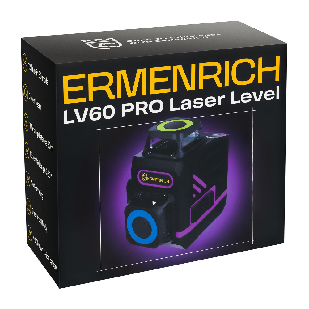 Лазерный уровень Ermenrich PRO LV60