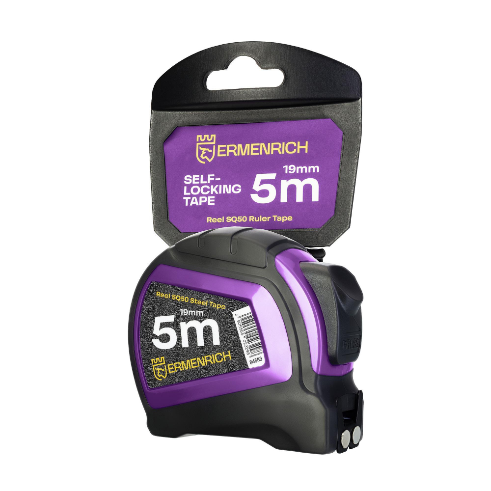 Рулетка Ermenrich Reel SQ50, фиолетовый