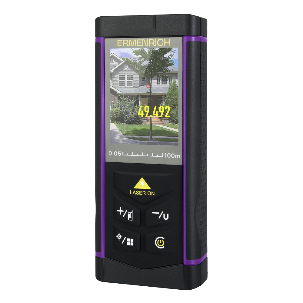 Лазерная рулетка Ermenrich PRO LR100, с камерой