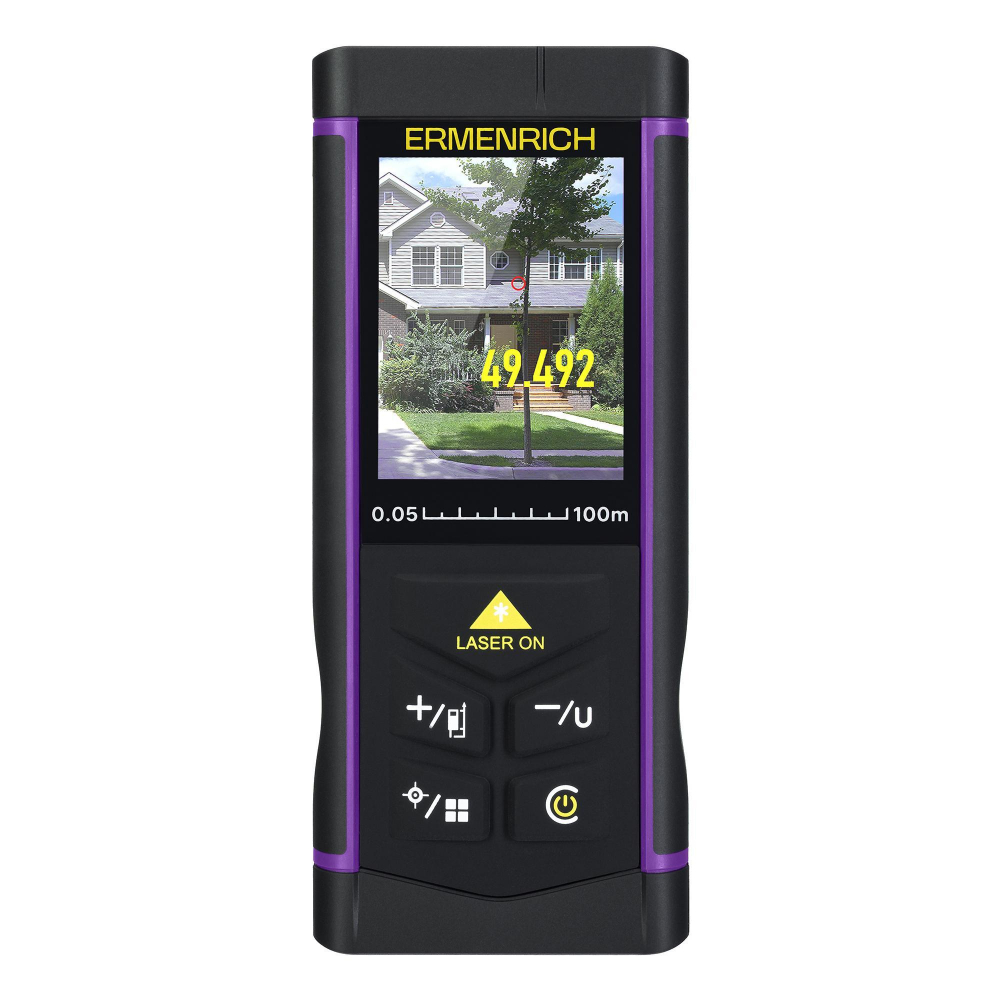 Лазерная рулетка Ermenrich PRO LR100, с камерой